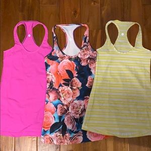 Lululemon Cool Racerback Tank Tops